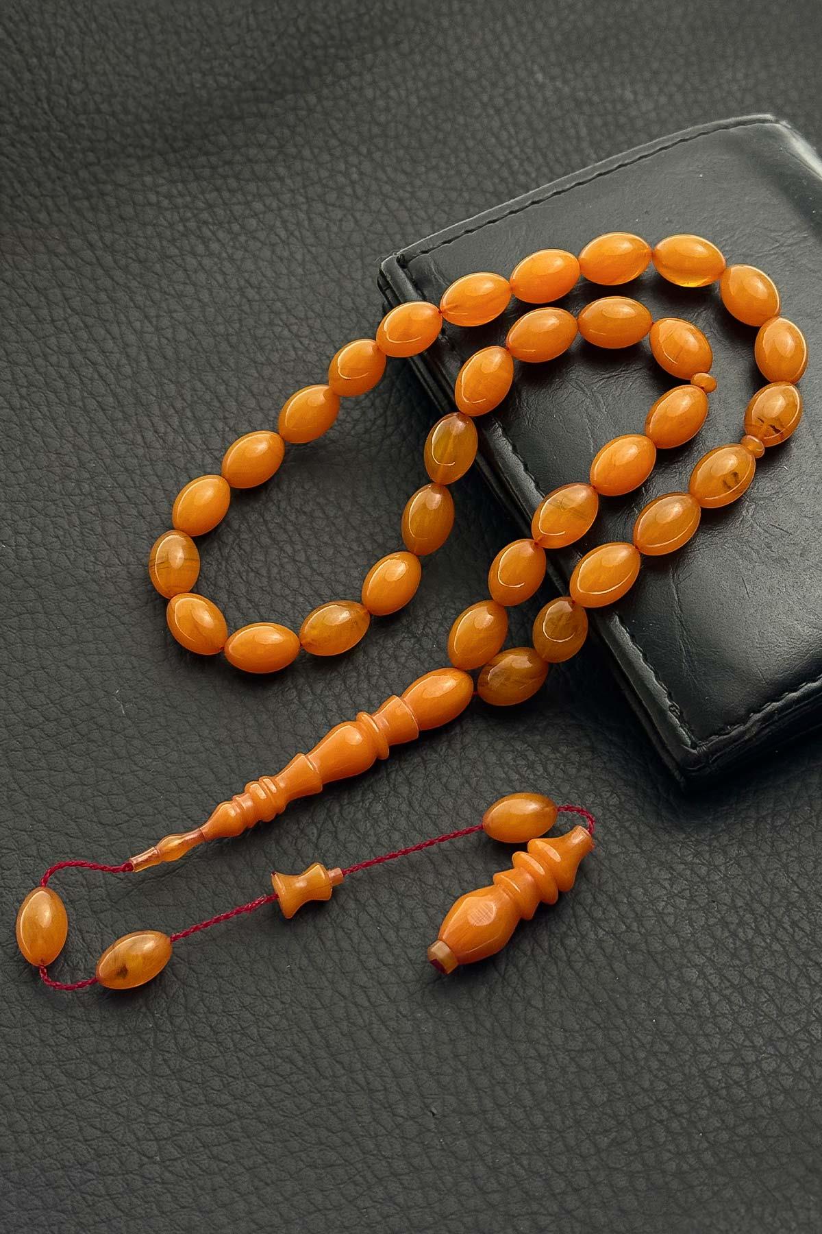 Usta Ellerden Sıkma Kehribar Kehribar Tesbih