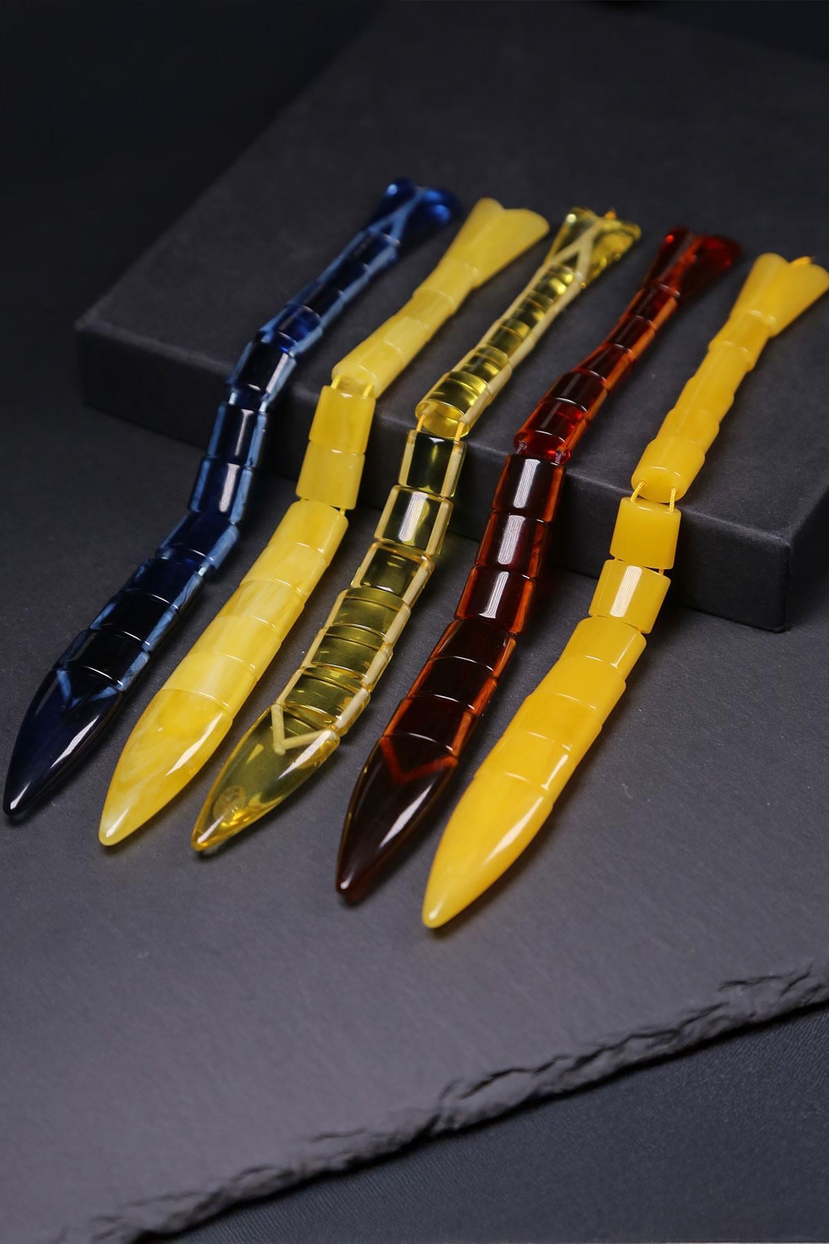 Usta İşçilik 5 Renk Balık Tesbih Seti - TesbihKenti