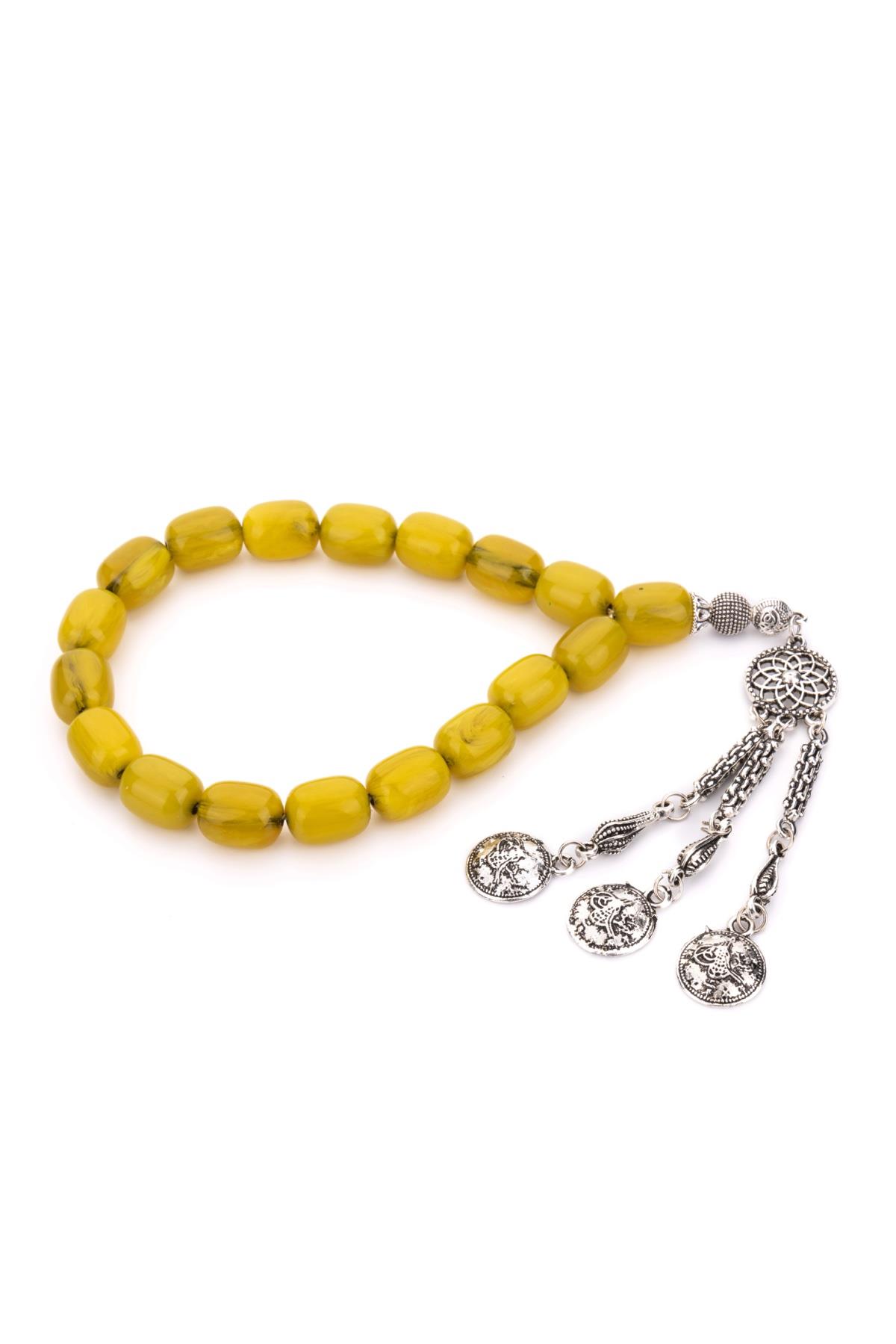 Yeşil Renk 17lik Maskot Tesbih