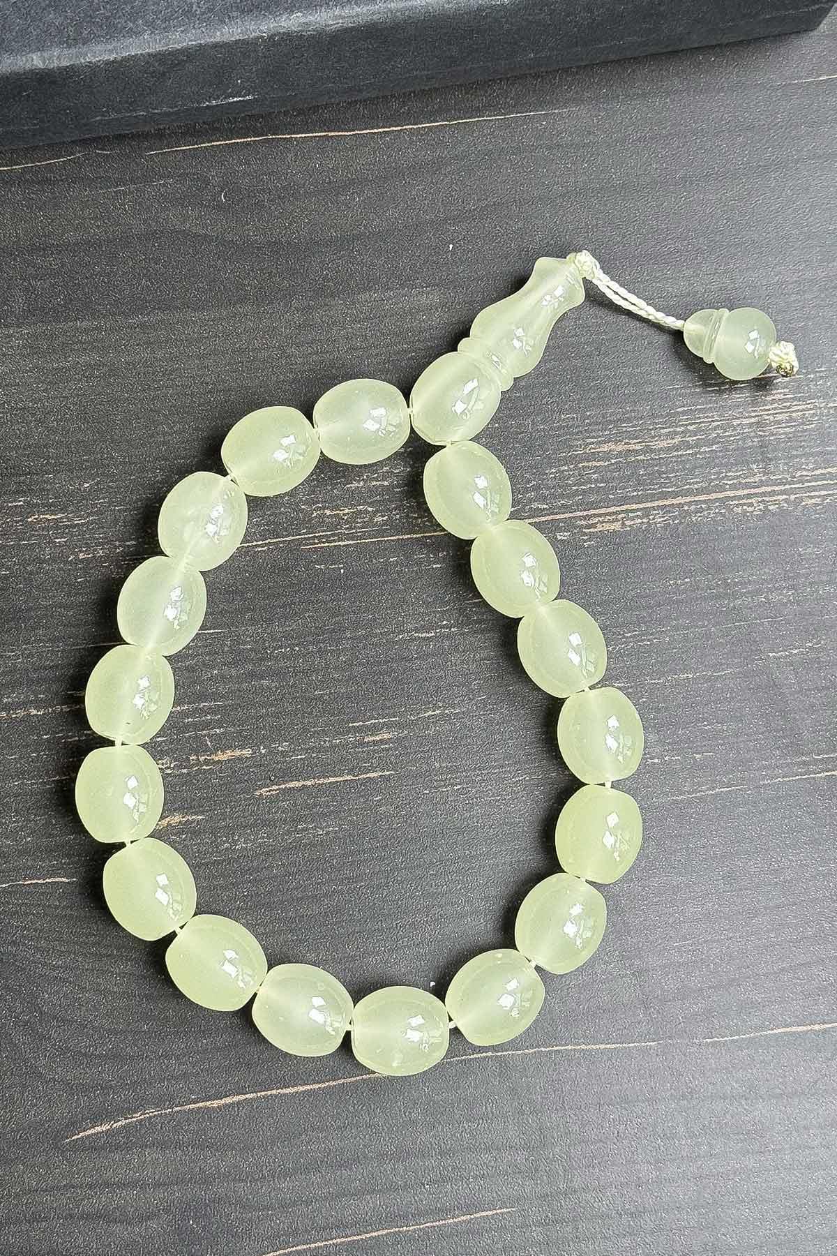 Yüksek Fosforlu 17li Fıçı Tane Kedi Gözü Tesbih