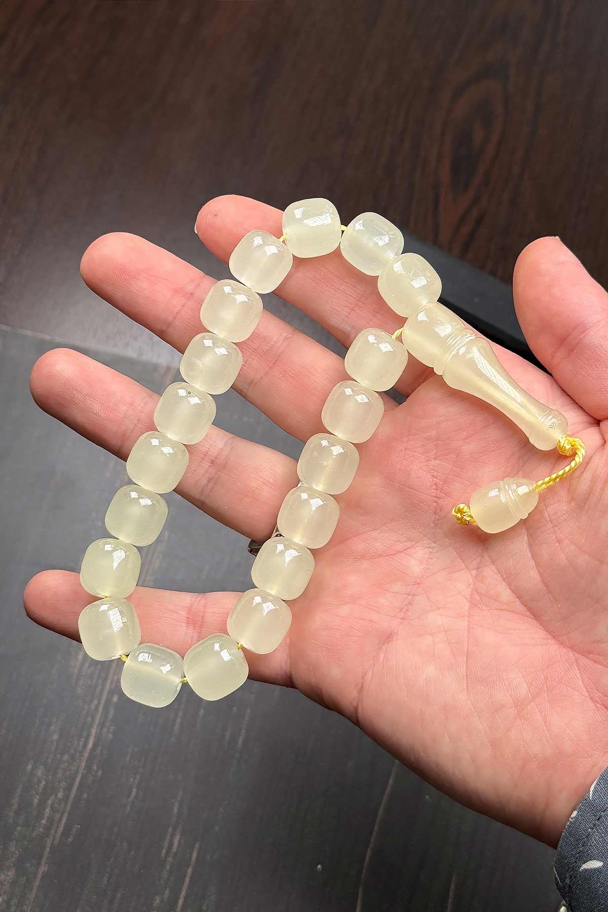 Yüksek Fosforlu 17li Kapsül Tane Kedi Gözü Tesbih