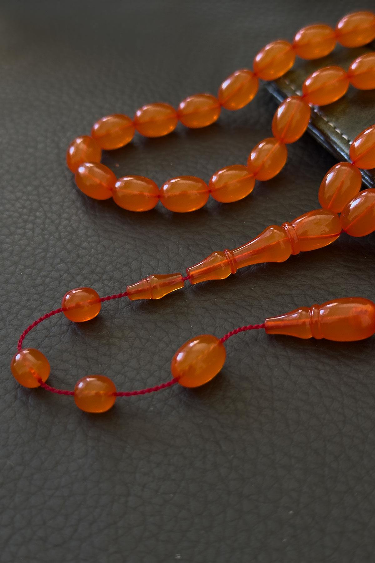 Yumuşak Çekim İsteyenlere Badem Kesim Zar Kehribar Tesbih