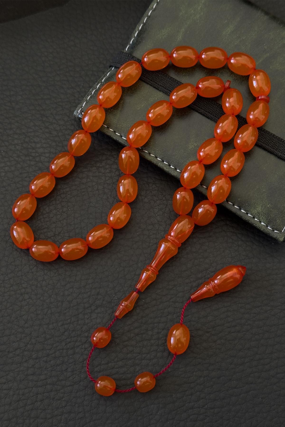 Yumuşak Çekim İsteyenlere Badem Kesim Zar Kehribar Tesbih