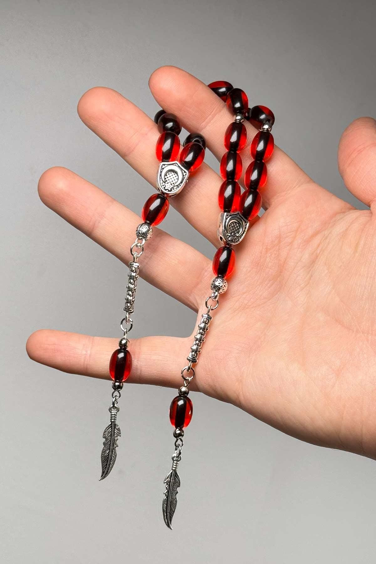 Zaza-ı Nüans Seri Kırmızı Zaza Tesbih