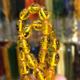 Beyzi Kesim Karınca Fosilli Tesbih