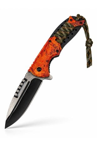Browning İpli Turuncu Kamp Çakısı 21 cm | TesbihKenti