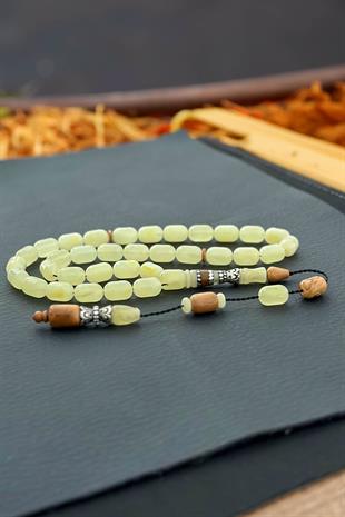 Gümüş Nakkaş Damla Kehribar Tesbih