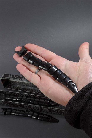 Düz Siyah Renk Balık Tesbih