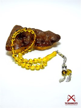 Küre Kesim Karınca Fosilli Tesbih