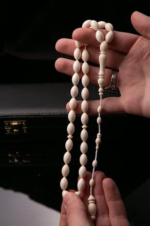 Özel Çalışma Beyzi Tane Fil Dişi Tesbih