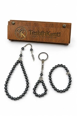 Set Zaza ve 33'lük Hematit Taşı Tesbih - TesbihKenti