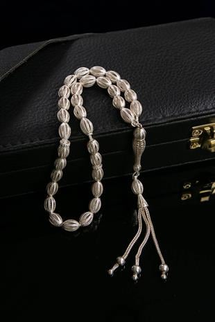 Yarma Model 925 Ayar 33lük Saf Gümüş Tesbih