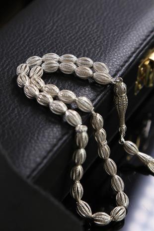 Yarma Model 925 Ayar 33lük Saf Gümüş Tesbih