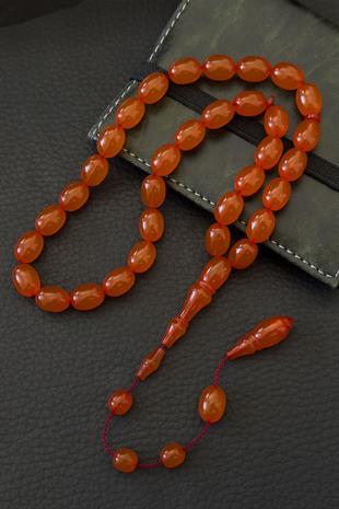 Yumuşak Çekim İsteyenlere Badem Kesim Zar Kehribar Tesbih