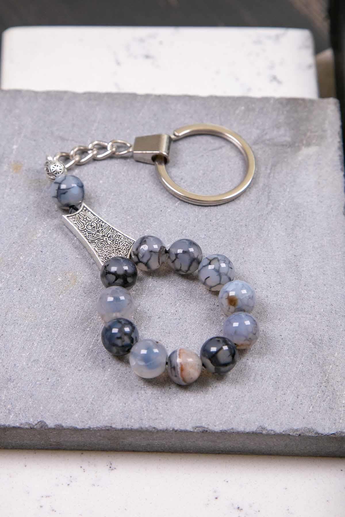 10 MM Akik Taşı Anahtarlık