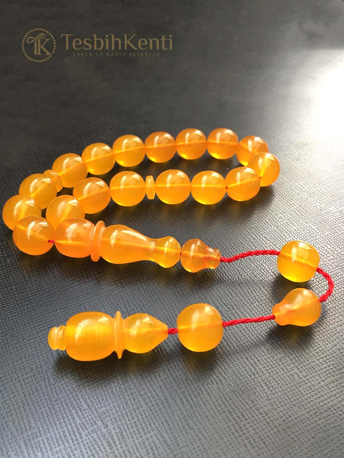 17'lik Küre Kesim Atölye İşçiliği Zar Kehribar