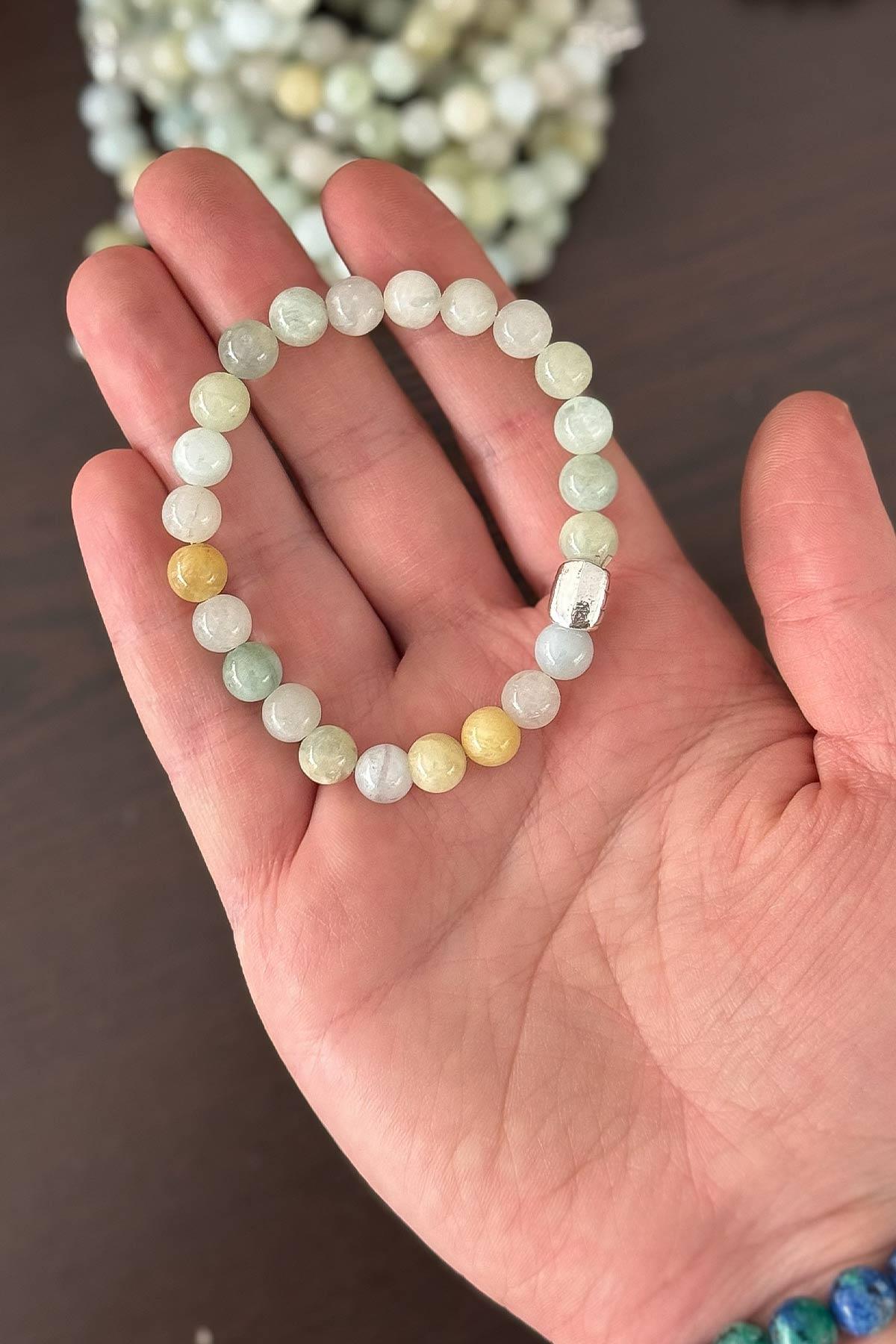 8 mm Kuvars Akik Taşı Bileklik - TesbihKenti