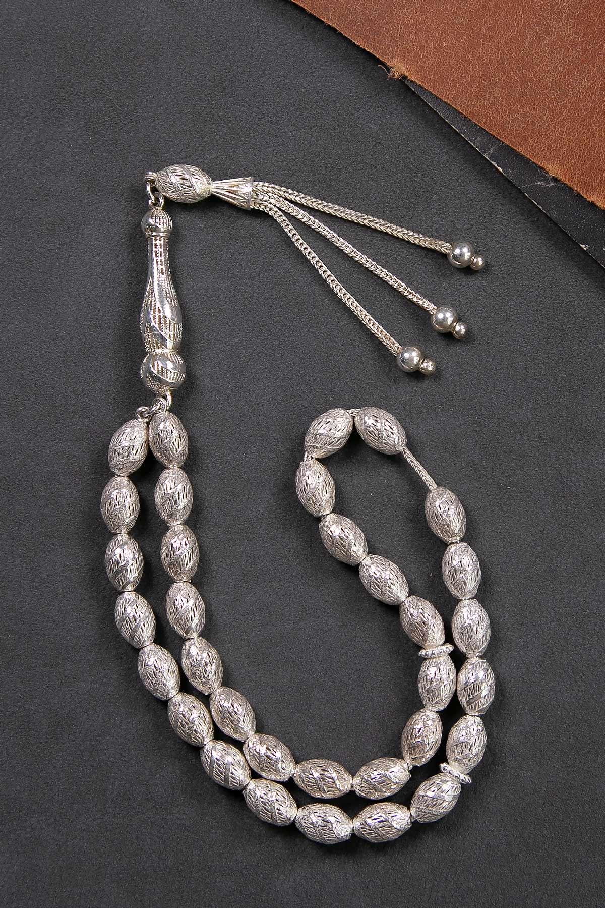 925 Ayar 33'lük Saf Gümüş Tesbih