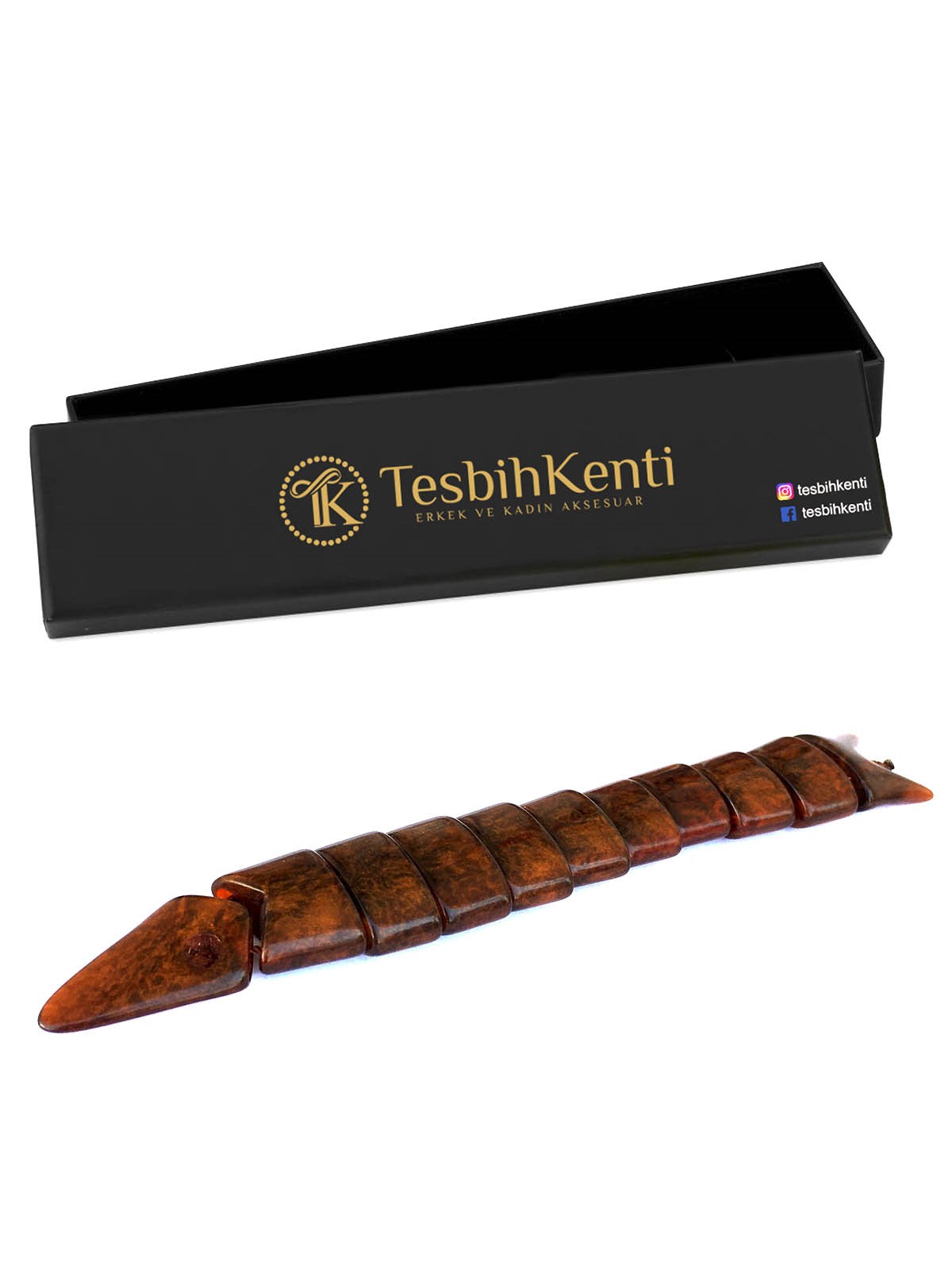 Ahşap Rengi Balık Tesbih