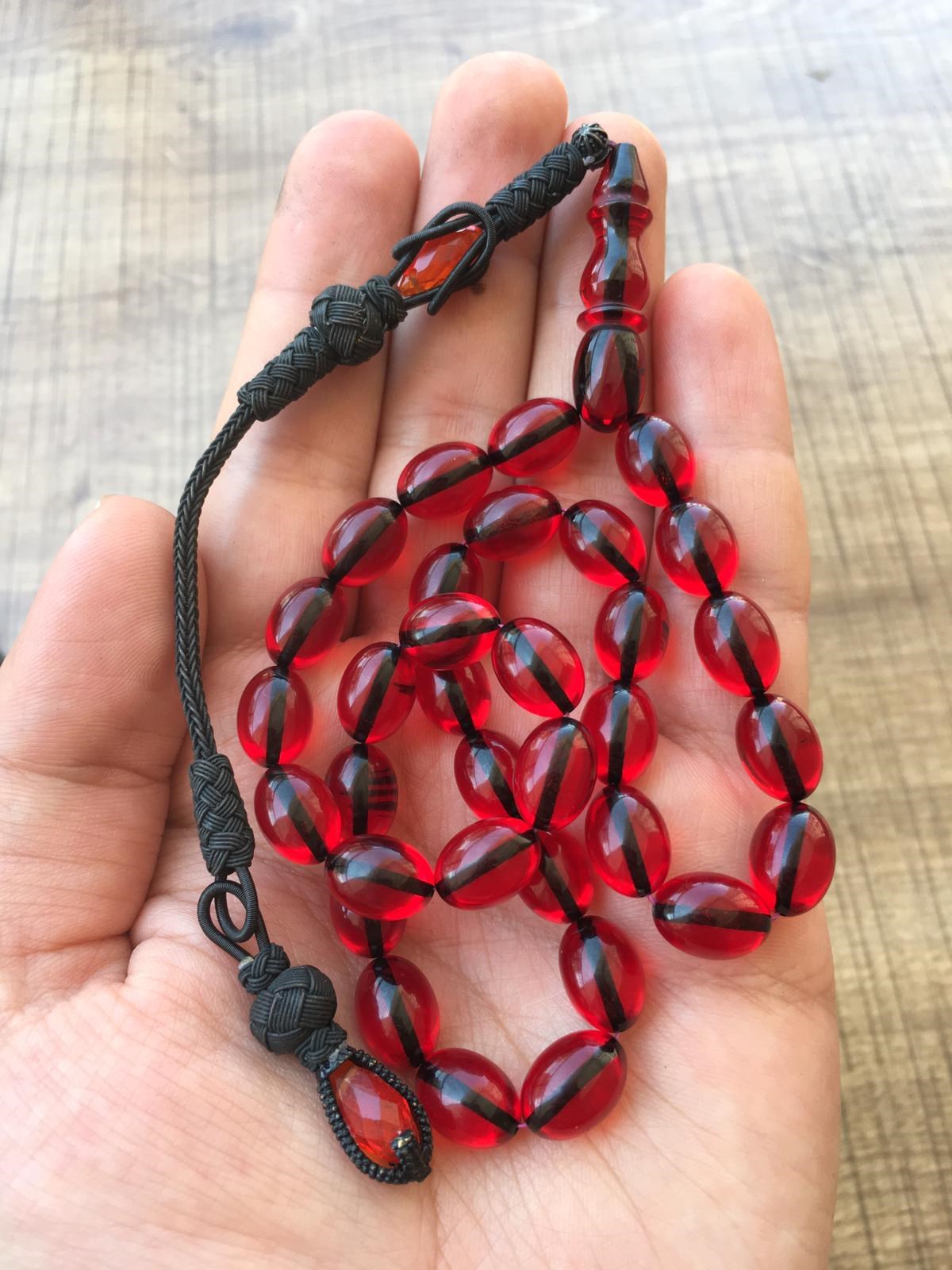 Arpa Taneli Kan Kırmızı Ateş Kehribar Bakır Kazazlı