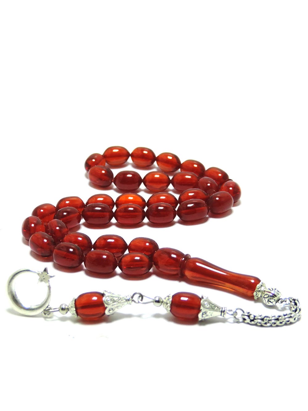 Beyzi Kesim Yumuşak Çekimli Ateş Kehribar