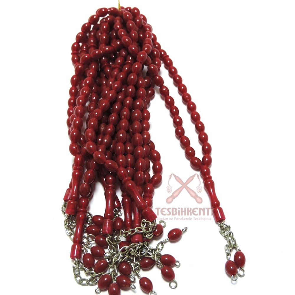Bordo renk 10'lu Tesbih
