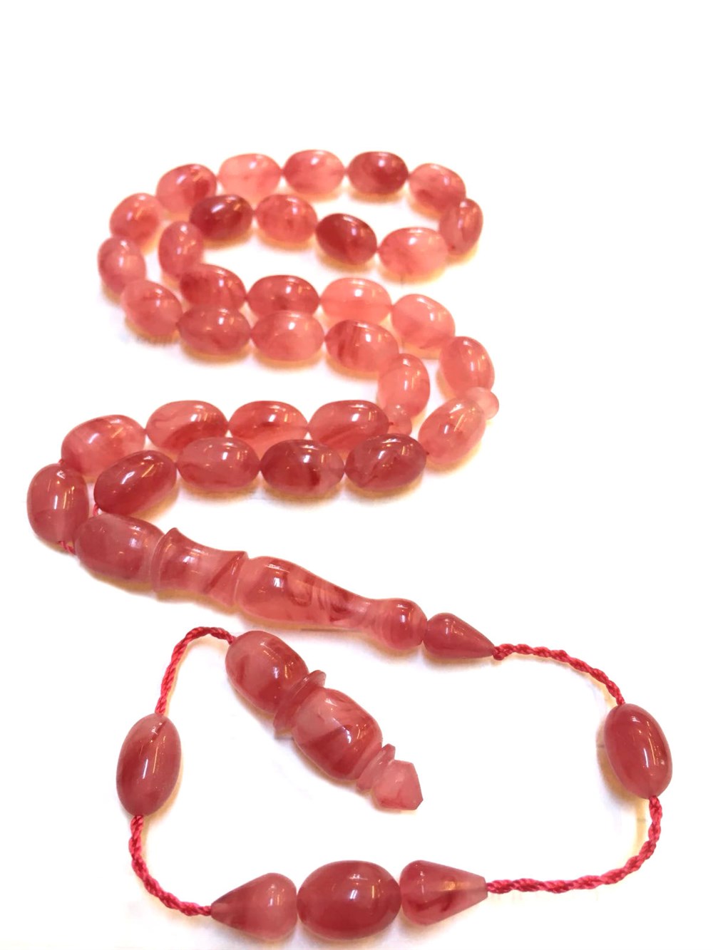 Dalgalı Renk Özel Yapım Sıkma Kehribar