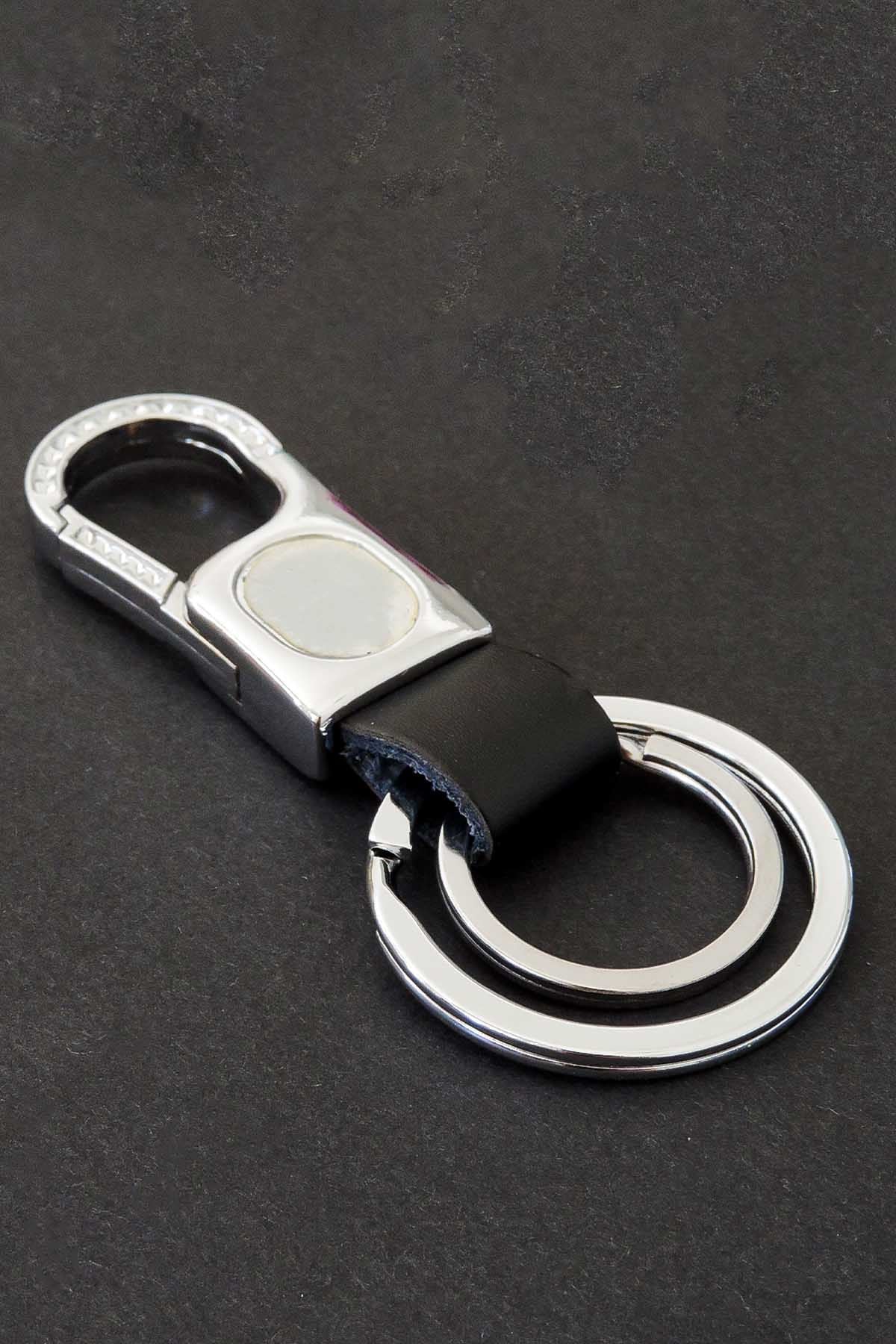 Deri Model Metal Anahtarlık