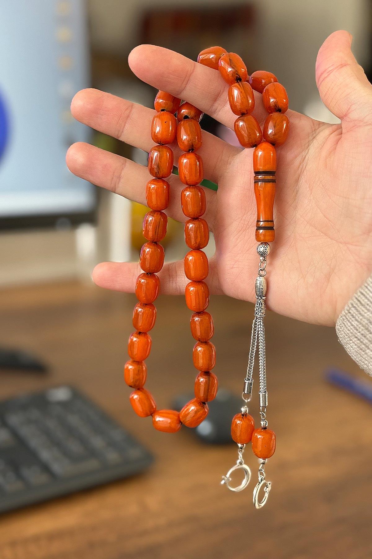 Eskitme Epoksi Malzeme Toz Kehribar Tesbih - TesbihKenti