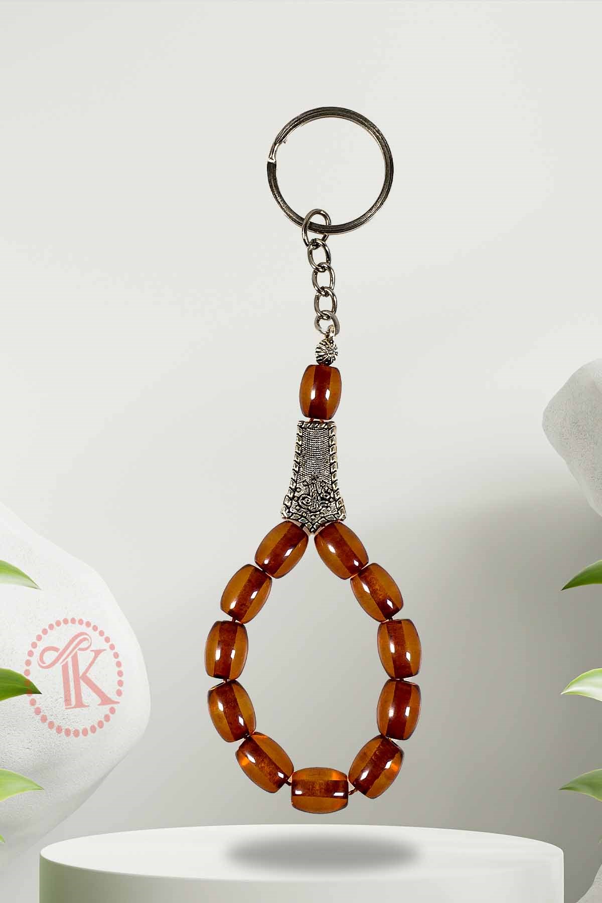 Fıçı Tane Şeffaf Model Anahtarlık