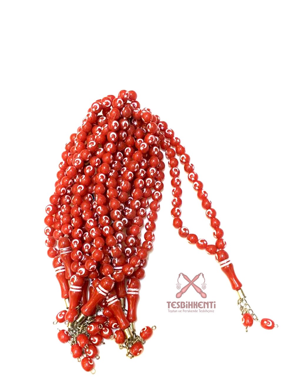 Küre Kesim Türk Bayraği 33 lü Tesbih