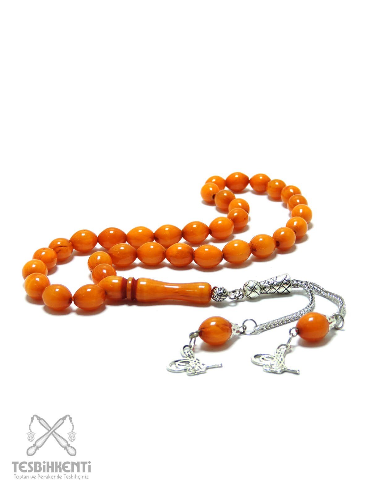 Portakal Renk Eskitme Model Toz Kehribar