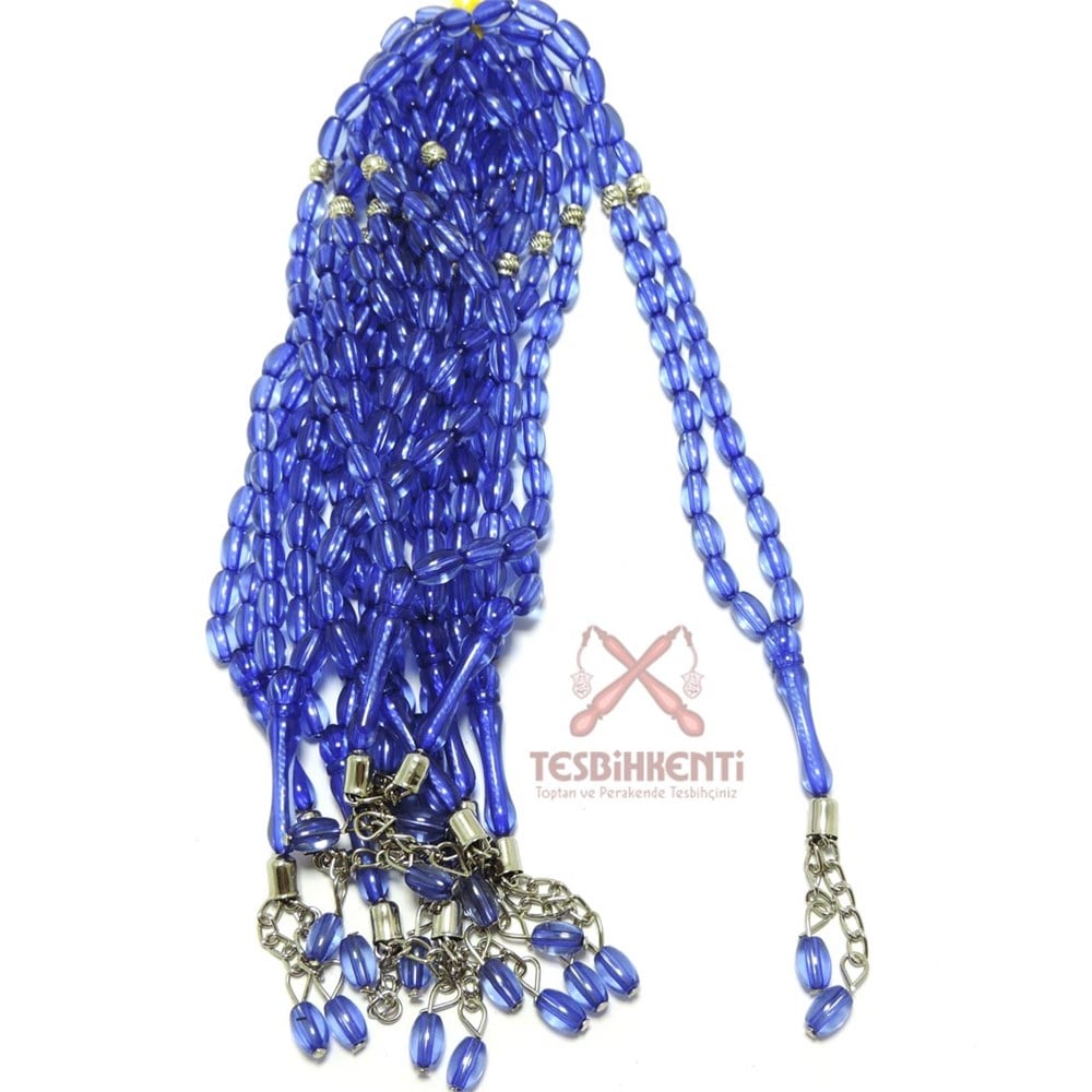 Şefaf mavi 10'lu Tesbih