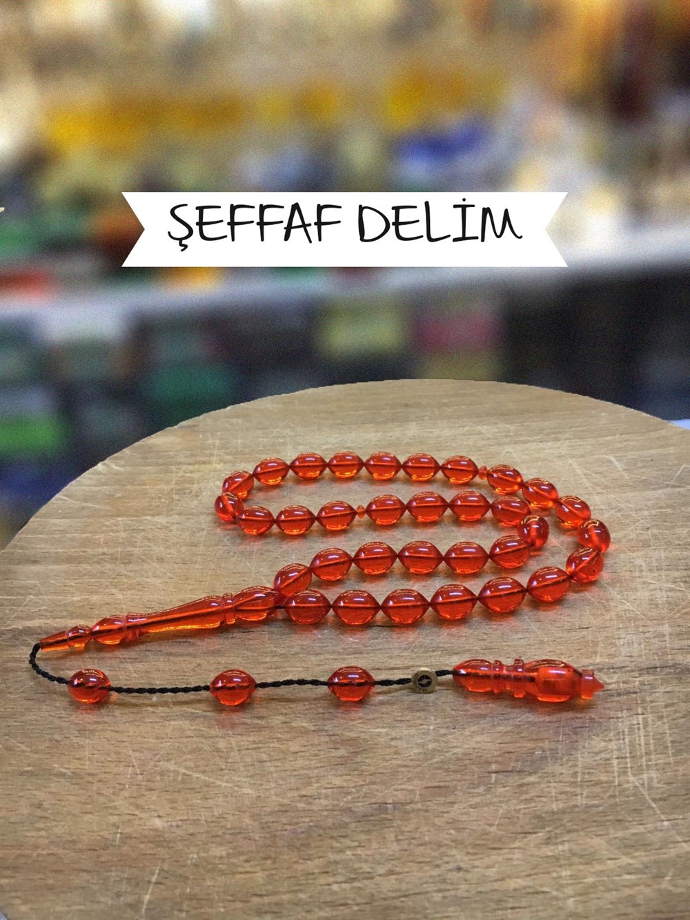 Şeffaf Delim Özel İşçilikli Ateş Kehribar