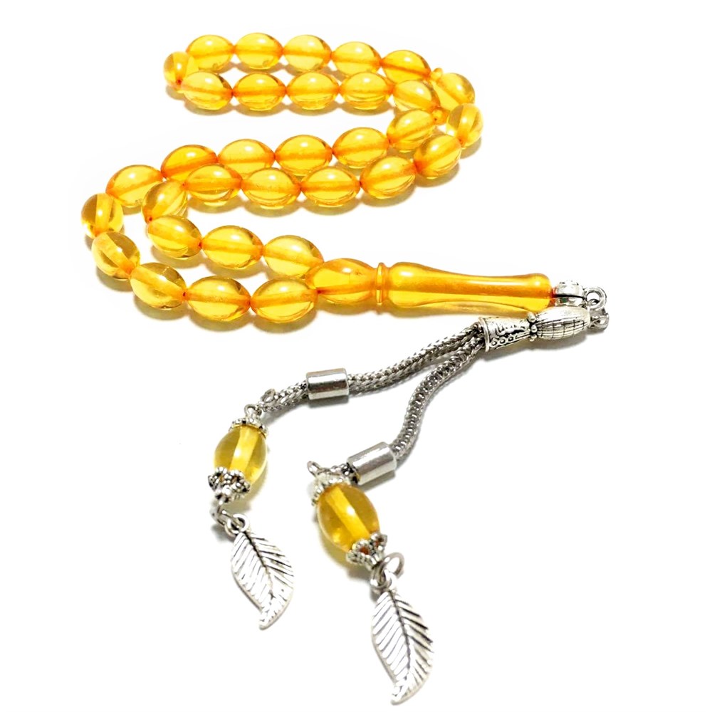 Şeffaf Turuncu Toz Kehribar