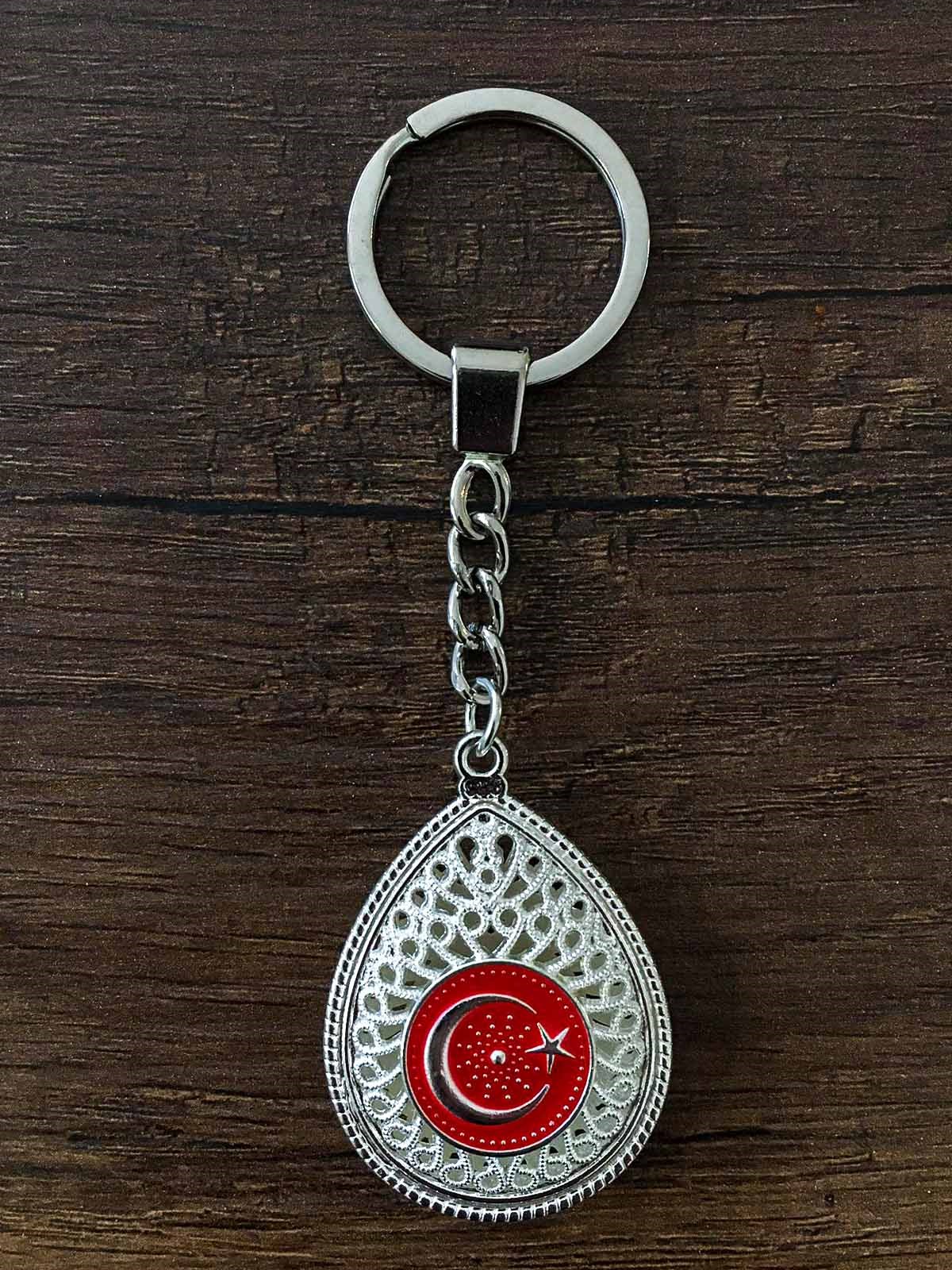 Telkari Model Ayyıldız Tasarım Anahtarlık