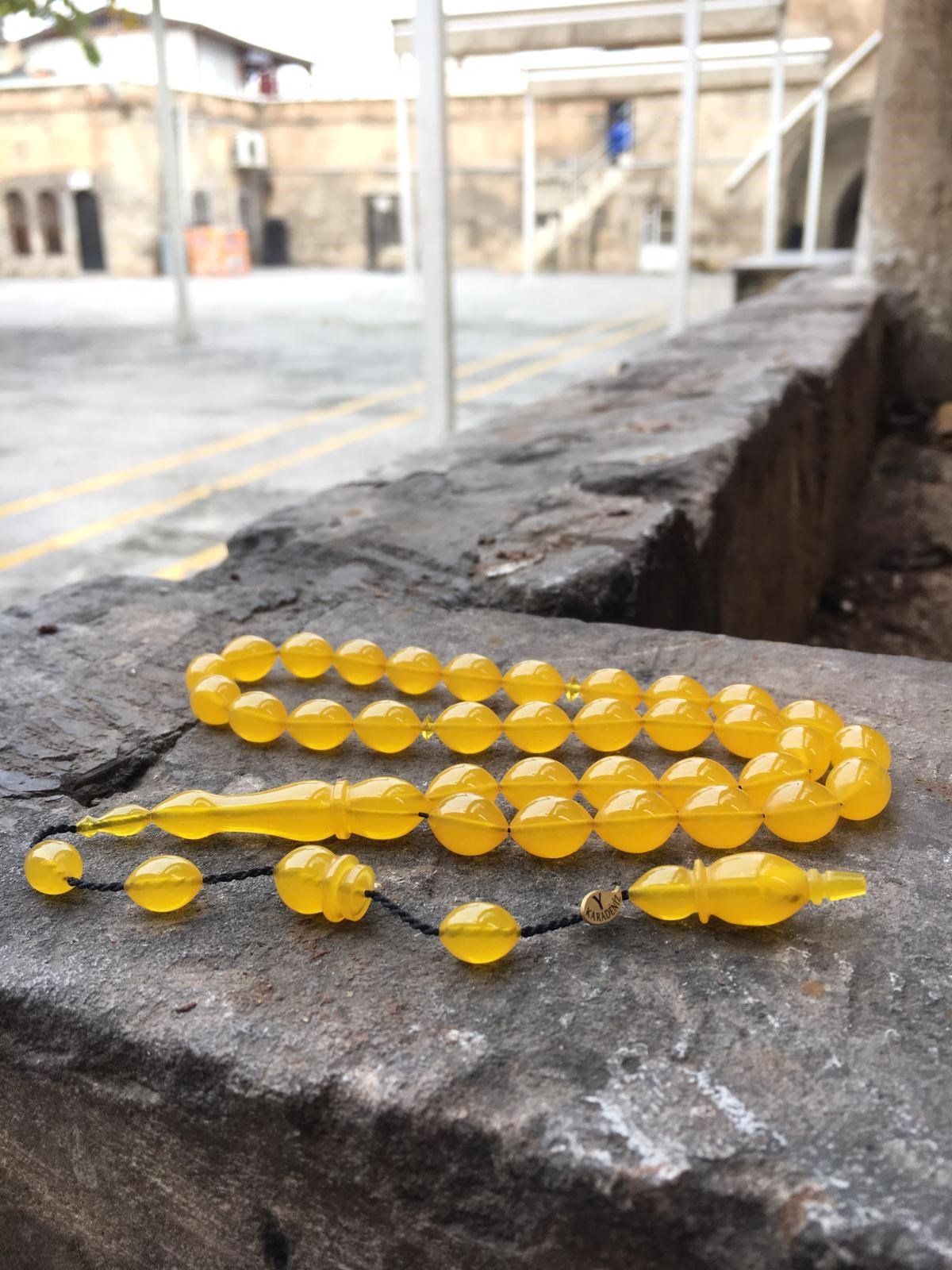 Yaşar Karadeniz Ustadan Limon Sarı Zar Kehribar