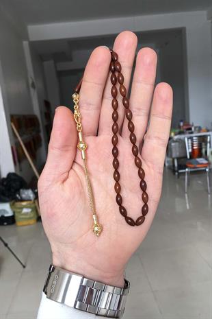 İnce Küçük Boy Tek Dal Sarı Süleyman Püsküllü Kuka Tesbih