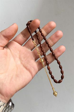 İnce Küçük Boy Tek Dal Sarı Süleyman Püsküllü Kuka Tesbih