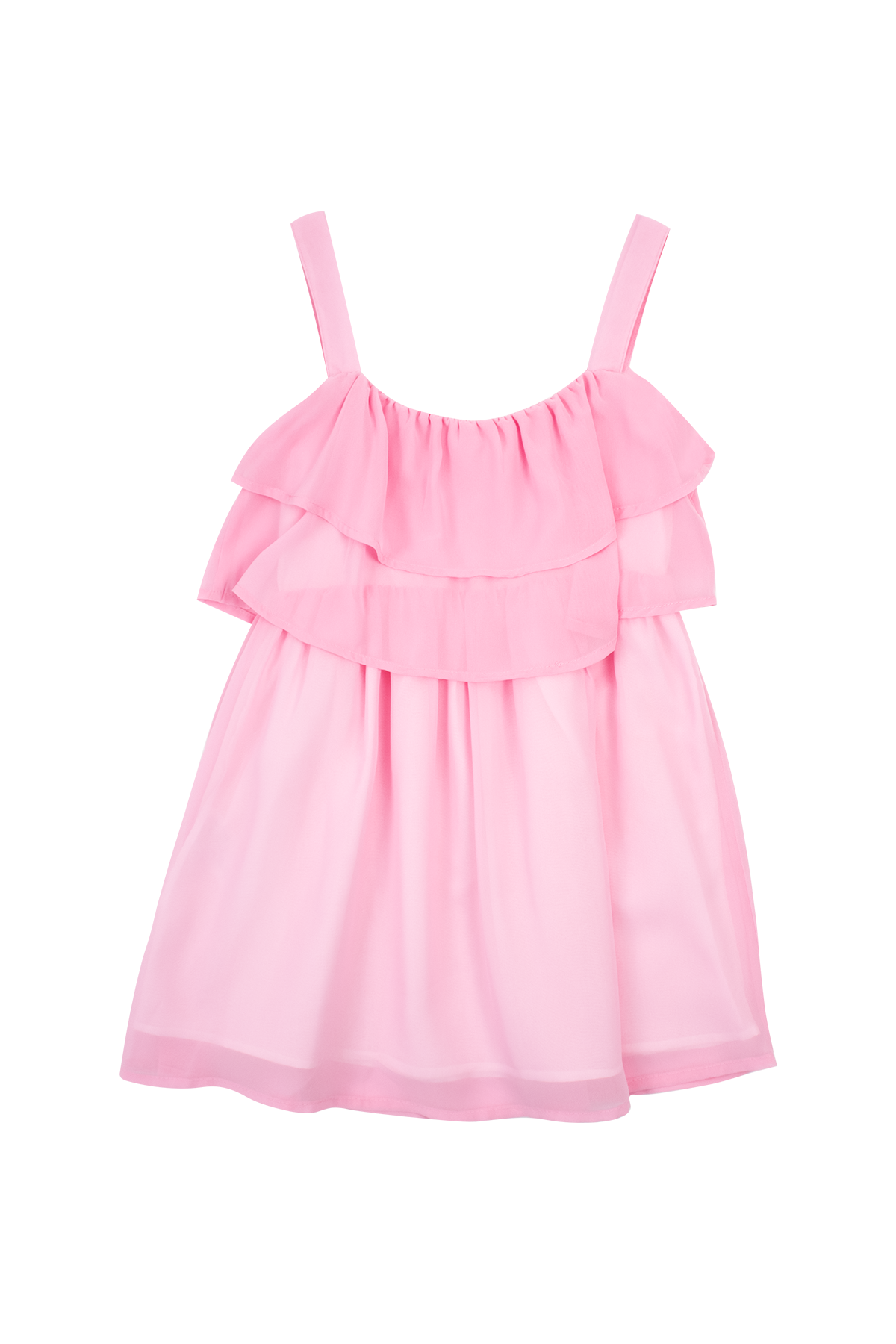 Şifon Elbise Pembe
