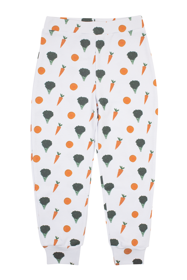 Brokoli Desenli Pamuklu Pijama Takımı