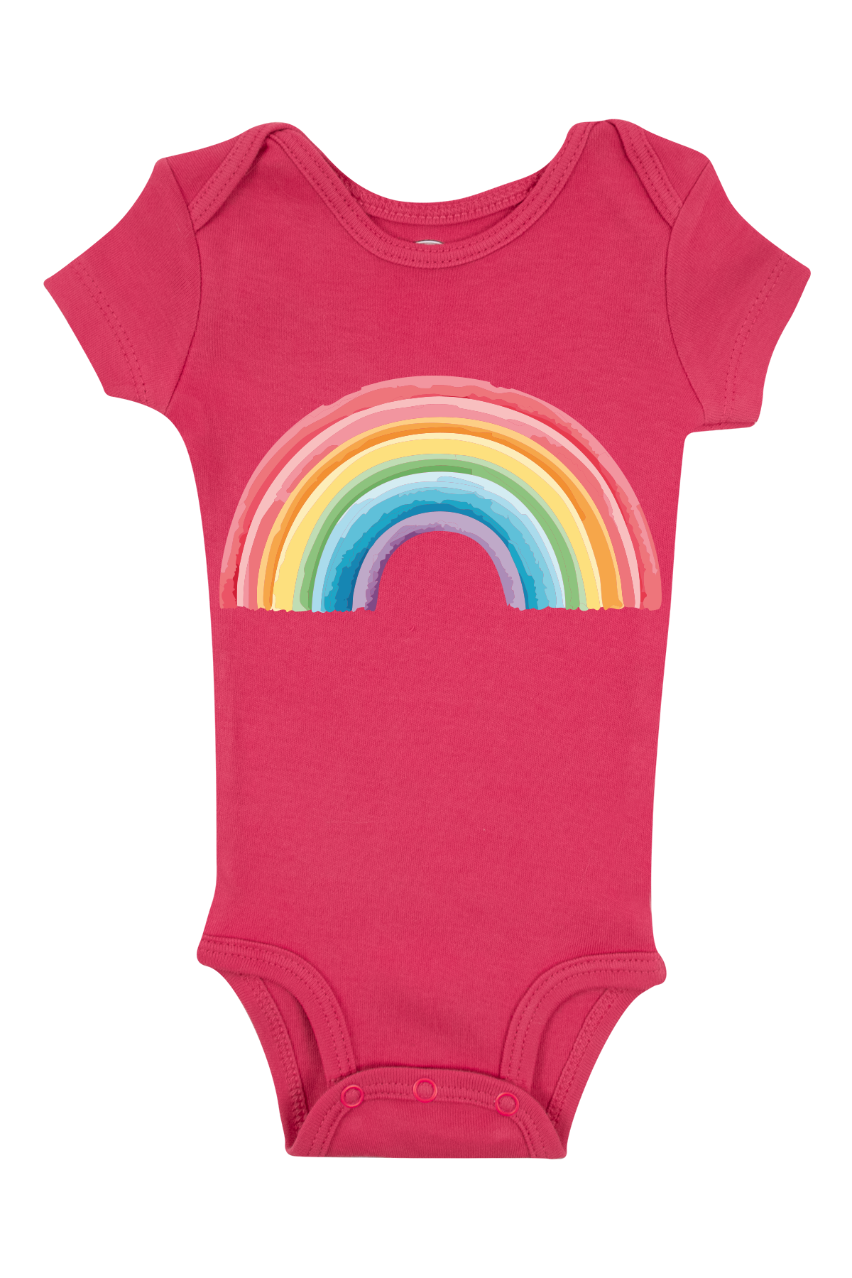 Mavipink 2540901 Kız Bebek Gökkuşağı Fuşya Renk Body