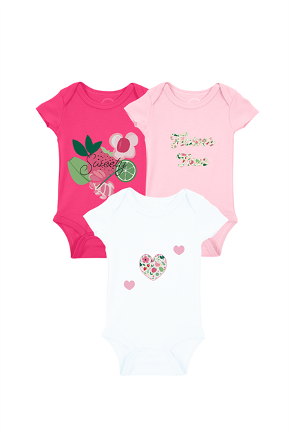 Çiçekli Sweety Body Set