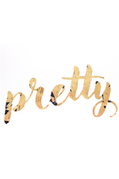 Kız Bebek Pretty Baskılı T-Shirt ve Alt 2li Takım