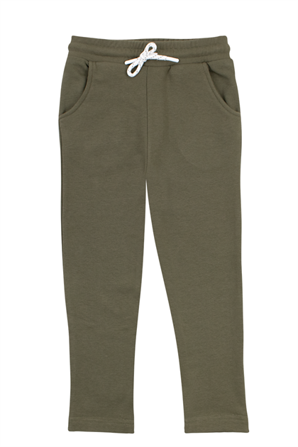Unisex Çocuk Haki Alt Eşofman