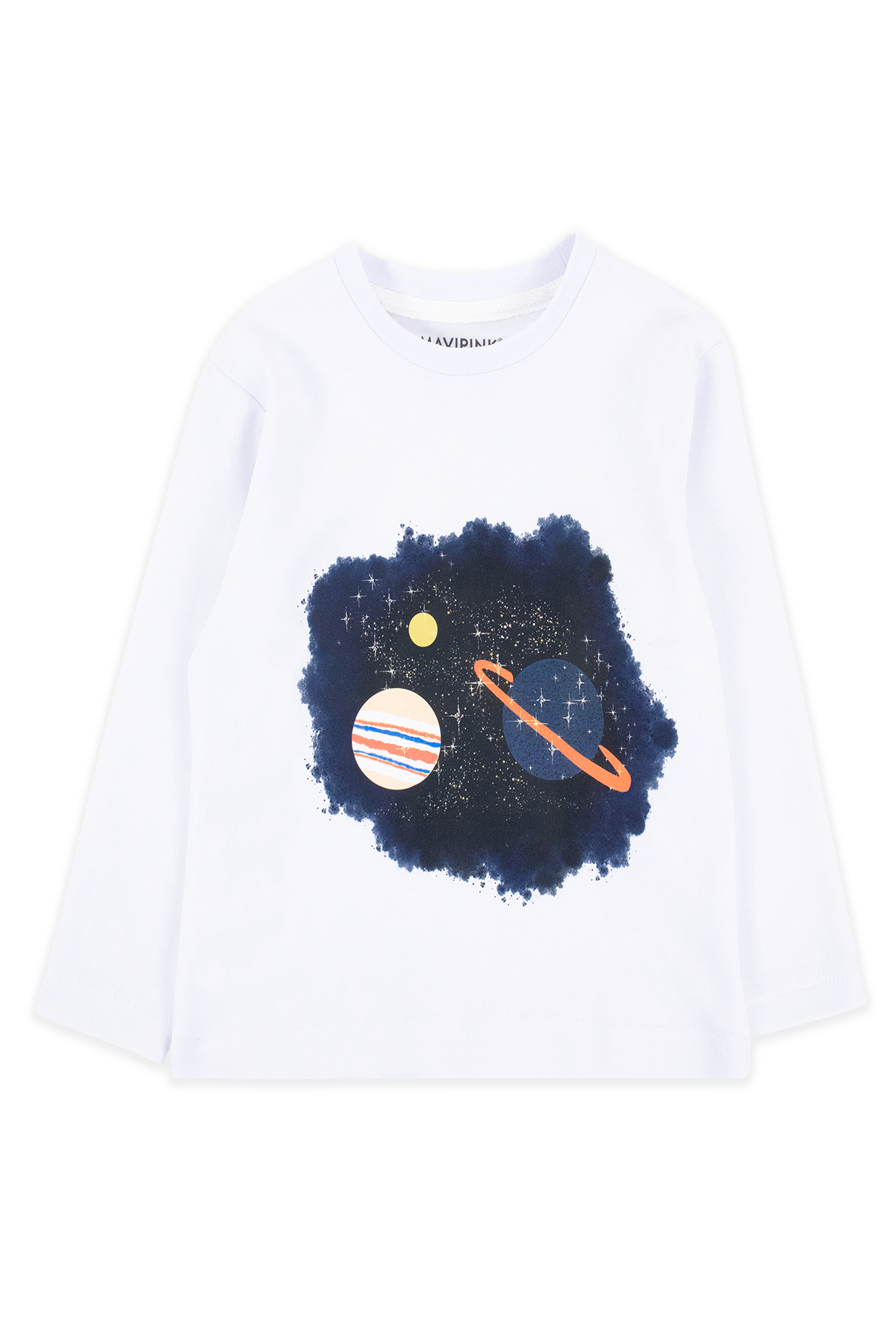 230901011 Erkek Uzay Uzun Kol T-Shirt Beyaz