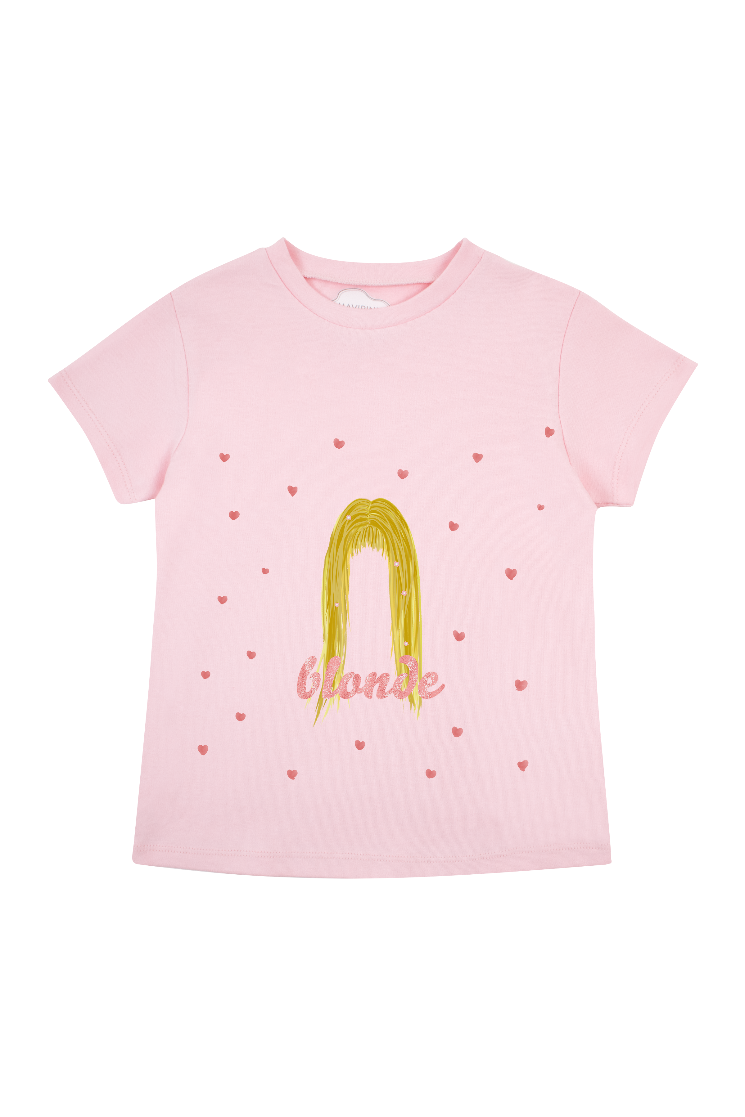 Blonde Short Sleeve T-Shirt Pink