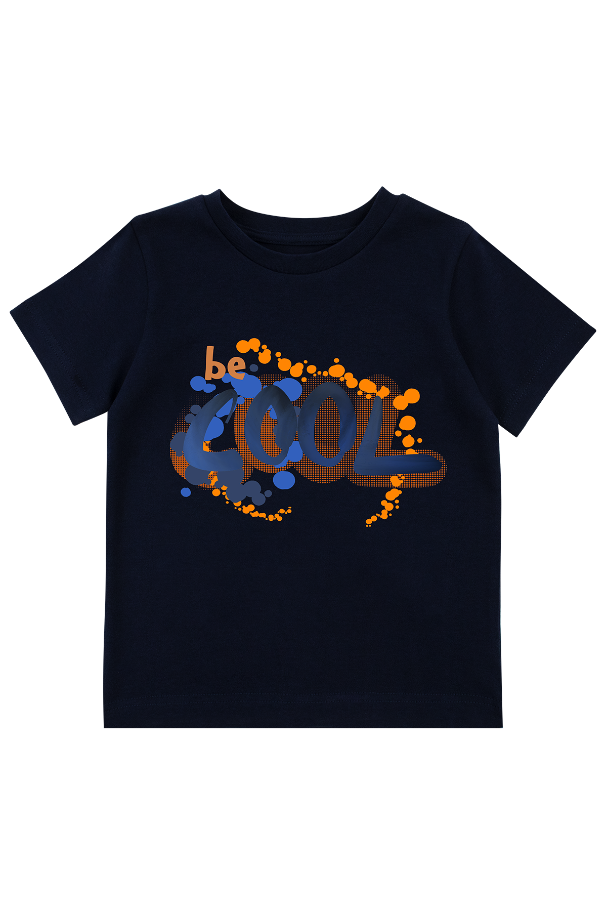24SS0419 Be Cool Baskılı Tişört Lacivert