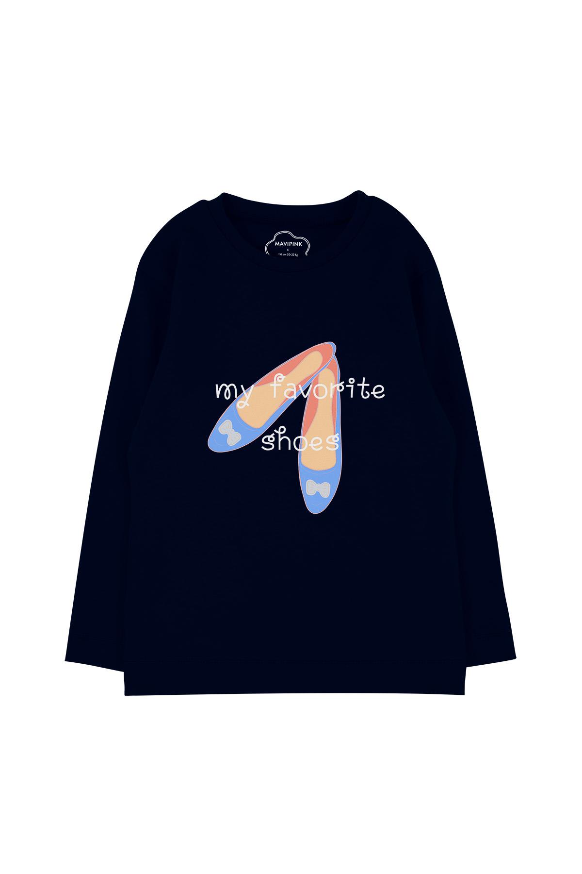 Favourite Shoes Long Sleeve T-Shirt Navy