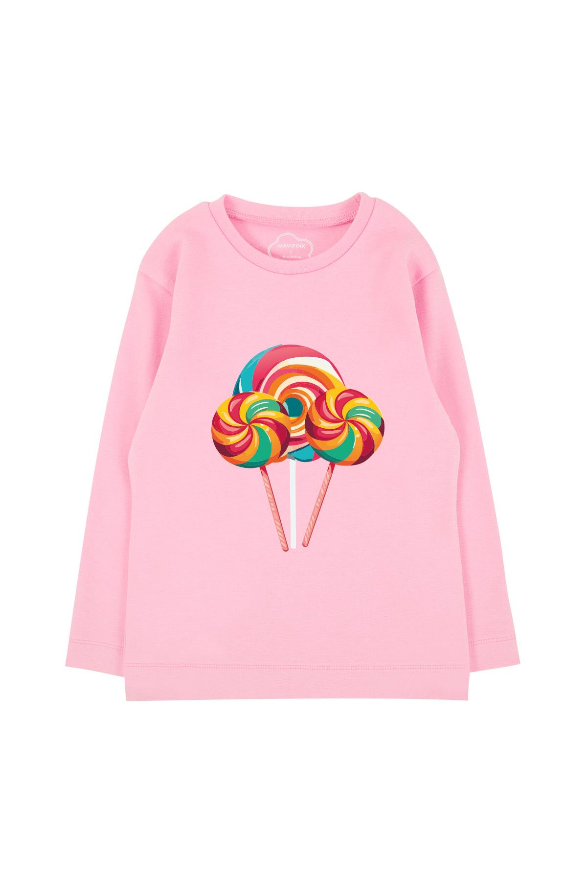 Lollipop Long Sleeve T-Shirt Pink